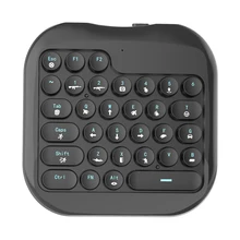 Беспроводной Keybord эргономичная многоцветная клавиатура с подсветкой игровая клавиатура с одной рукой ноутбук игровой компьютер периферийные устройства