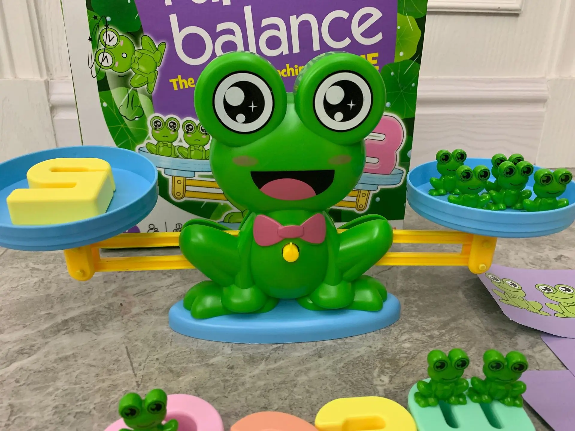 

With Numbers Addition And Subtraction Balance Game Children'S Educational Science Monkey with Numbers Balance Table Scale Toy