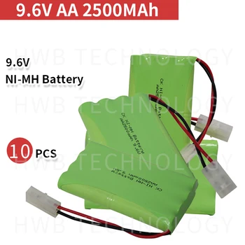 

10 PCS/lot KX Original New Ni-MH 9.6V 1800mAh Ni-MH AA Rechargeable Battery Pack With Plugs Free Shipping