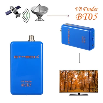 

GTMEDIA V8 Finder BT05 1080p bluetooth sat finder ws-6933 6906 6916 support android and ios DVBS2 satellite