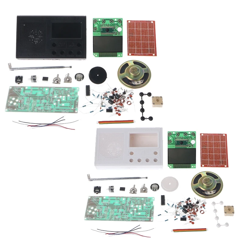 Набор для самостоятельной сборки с ЖК-дисплеем FM-радио электронный Обучающий