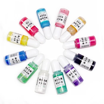 

12 Colors Epoxy Resin Pigment Pearl Liquid Resin Colorant Each 0.35oz Non-Toxic Epoxy Resin Dye Polarizing Resin Pigment