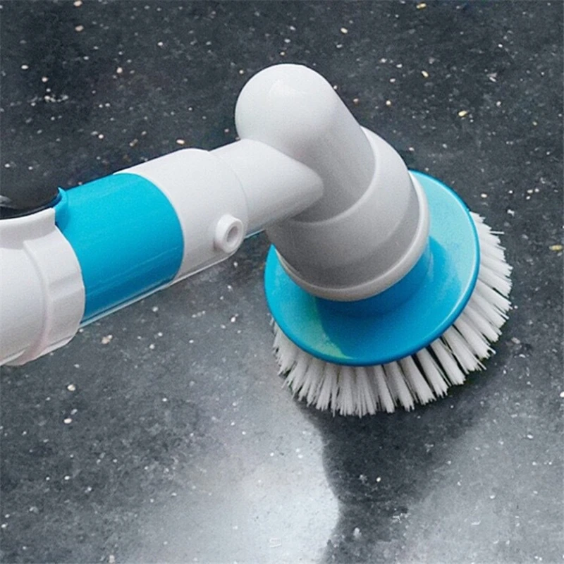 Electric Cleaning Turbo Scrub Brush Adjustable Waterproof Cleaner Wireless  Charging Clean Mop Bathroom Kitchen Cleaning Tools Set