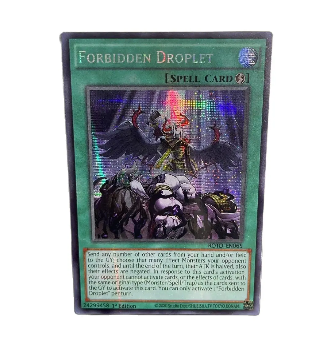 Yu-gi-oh Tcg/ocg Ser/pser Forbidden Droplet Classic Board Game Collection  Card （not Original） - Game Collection Cards - AliExpress
