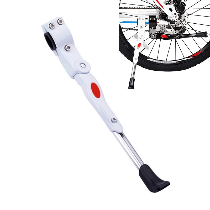 White Регулируемая подставка из алюминиевого сплава для велосипеда MTB велосипедная часть-черный - Цвет: White