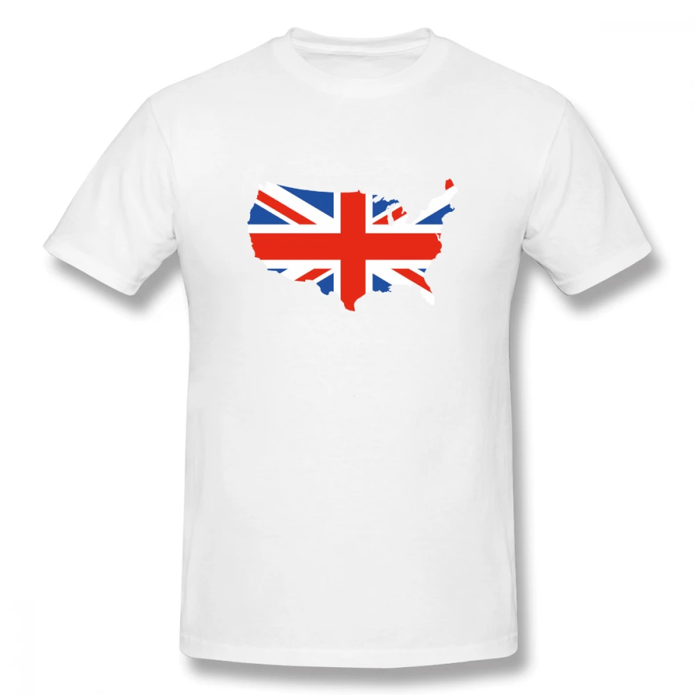 

2019 Men's Basic Short Sleeve T-Shirt 3D Print t shirt Union Jack Cotton Funny T-shirt homme Top Tees