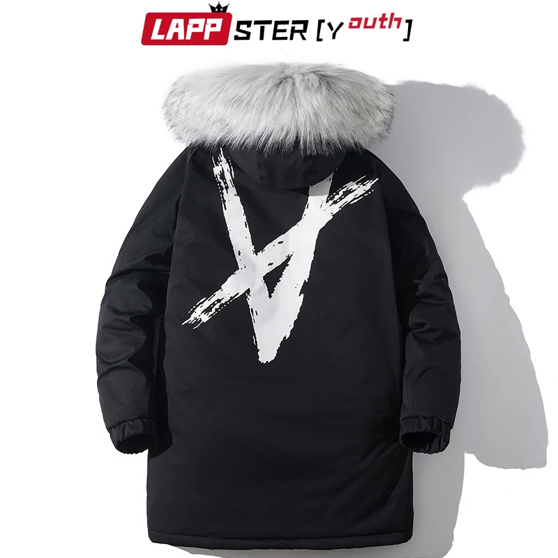Парка LAPPSTER-Youth Мужская зимняя Толстая теплая куртка с мехом и карманами