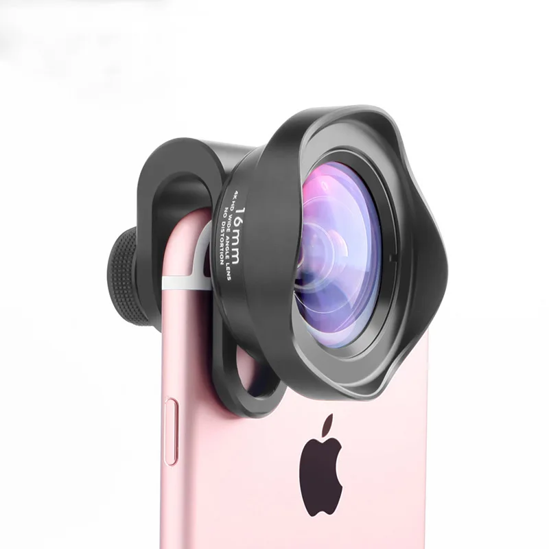 

New Style 16 Mm Wide Angle Lens iPhone X Mobile Phone Ultra-Wide Angle Lens Mini Single Wide Angle Lens Extraposition Lens