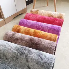 6 стиль градиентный цвет Овальный коврик для спальни диван коврик Домашний принт комната плюшевый современный коврик для гостиной, спальни