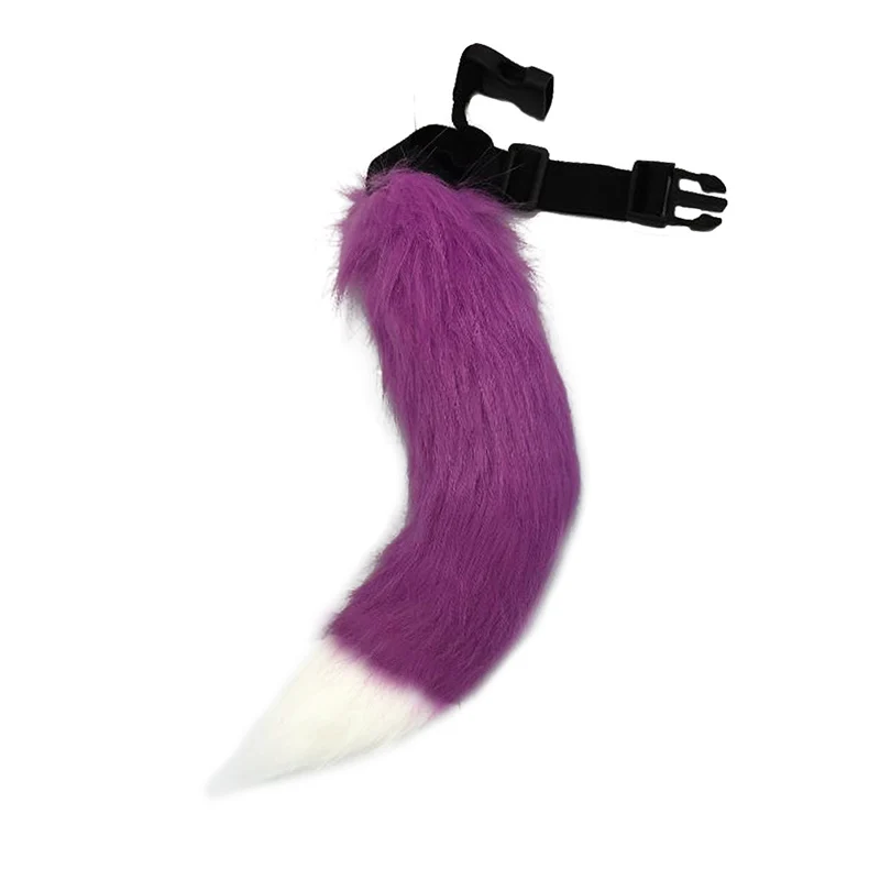 9 Colors JUNBOON Ajustable Faux Fur Children's Day Fox Cat Tail Cosplay Halloween Christmas Party Carnival Costume Gifts anime cosplay Cosplay Costumes