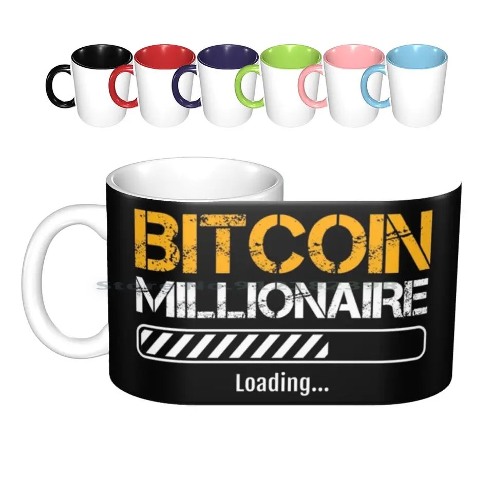 Amantes Del Cafe Taza Crypto Millionaire Loading - Regalo Perfecto Para  Amantes Cripto Regalo Original Cripto