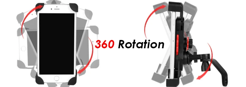 Держатель для мобильного телефона с автоматической блокировкой мотоцикла с USB зарядным устройством вращение на 360 Универсальный кронштейн для смартфона для iPhone 7 8 X samsung