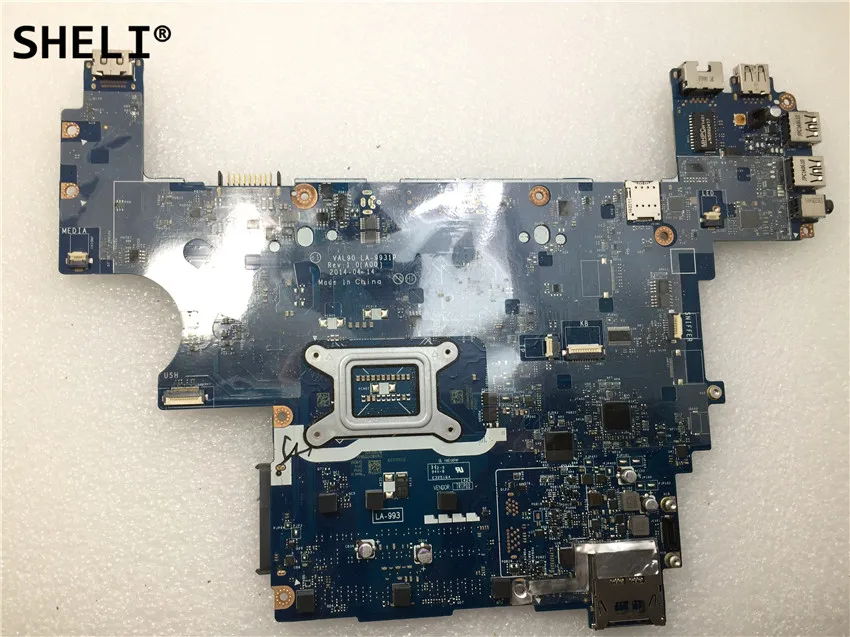 SHELI для Dell Latitude E6440 материнская плата ноутбука LA 9931P|Материнские платы| |