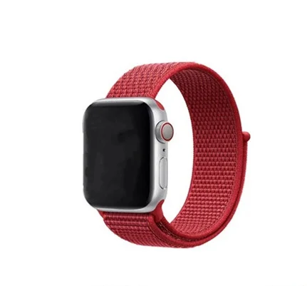 Nylon Strap For apple watch 5 4 band 44mm/40mm pulseira apple watch 42mm/38mm iwatch series 5/4/3/2 Colorful connector watchband - Цвет ремешка: 13