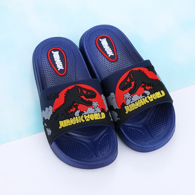 Zapatillas de dibujos animados para niños, chanclas antideslizantes para el hogar, sandalias informales para exteriores, zapatos de verano, nuevas