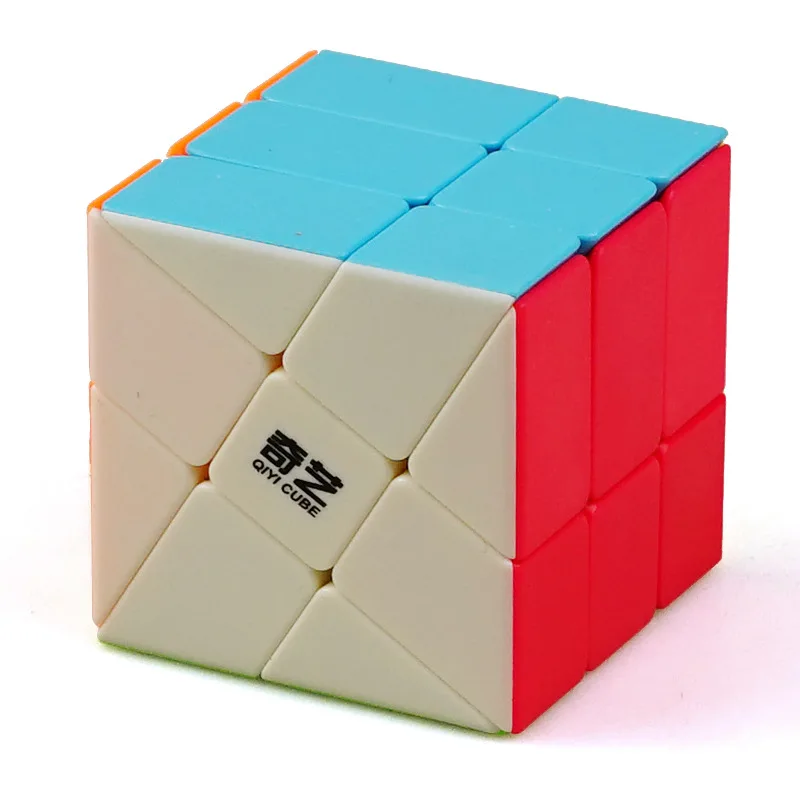 QiYi ветряная мельница 3x3 кубический куб для шара, волшебная игрушка-головоломка, антистресс, Нео, магический куб для детей, развивающие подарки, магнитный шар - Цвет: Colorful WINDMILL