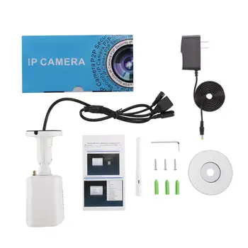 

LESHP Durable H.264 1.0 MP1280X720 HD WIFI Security Mini IP IR Bullet Camera SN-IPC-4007FSW10 Network Surveillance Camera