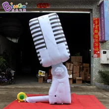 3 метра надувной микрофон для украшения мероприятий/Декоративный Надувной микрофон для демонстрации игрушек