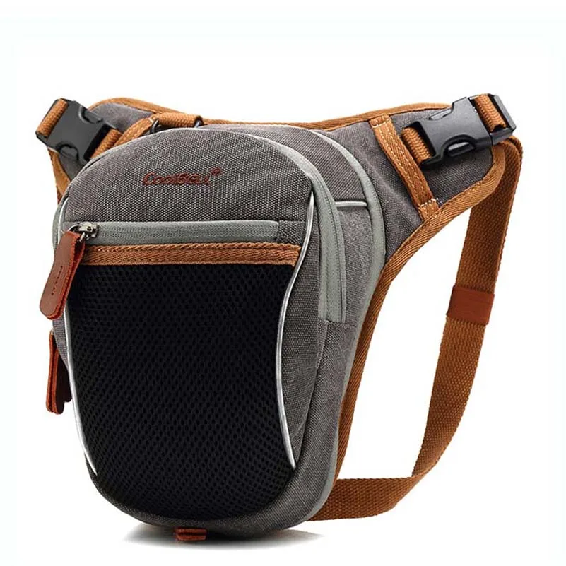 

New Korean Plate Trend Leg Bag Fashion Chest Bag Multi-Function Pockets Lightweight Men's Diagonal Package