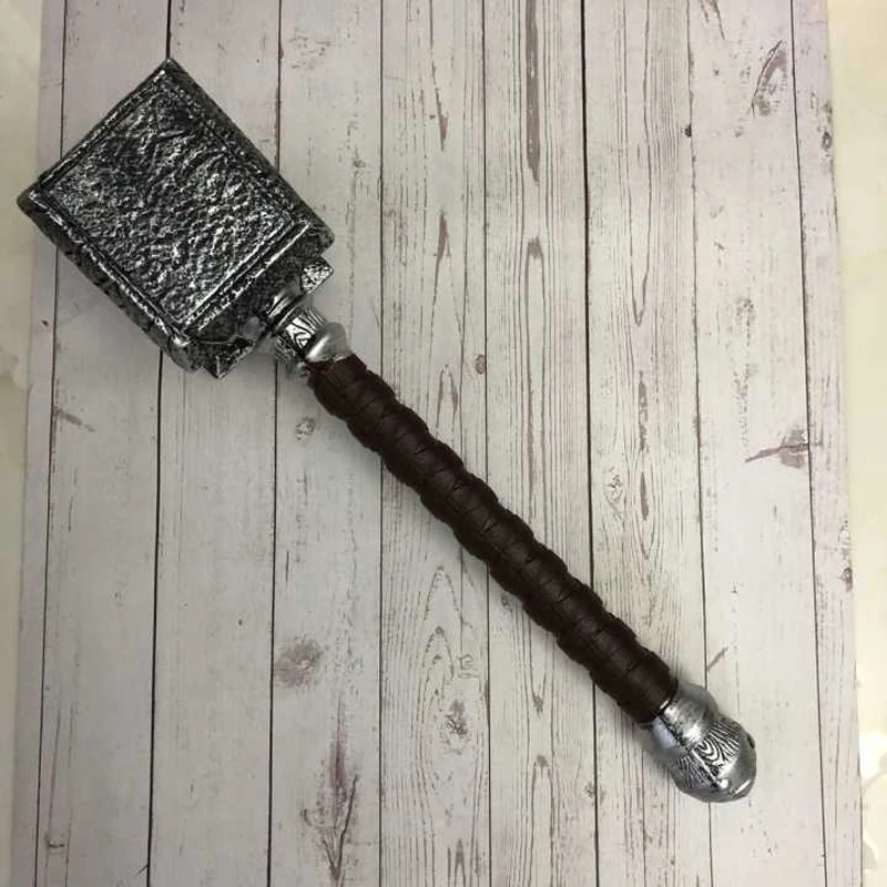 WOW 1: 1 Cosplay Hammer 54cm Destroy Hammer Gun Role Playing Safety PU Material Kids Gift
