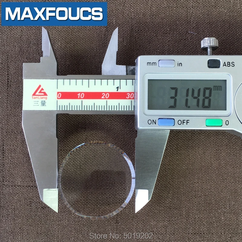1 шт., сапфировое стекло для часов, часы partl, одиночный купол 31,5x3,5x2,5 мм для Seiko