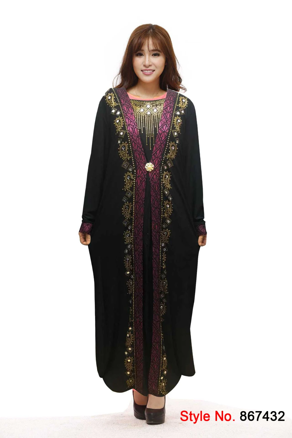 turkish dress abaya Ислам Мусульманский черный абаи халат для женщин турецкие платья Дубай Кафтан Турция ислам ic одежда Малайзия такчита джеллаба джилбаб - Цвет: turkish dress abaya