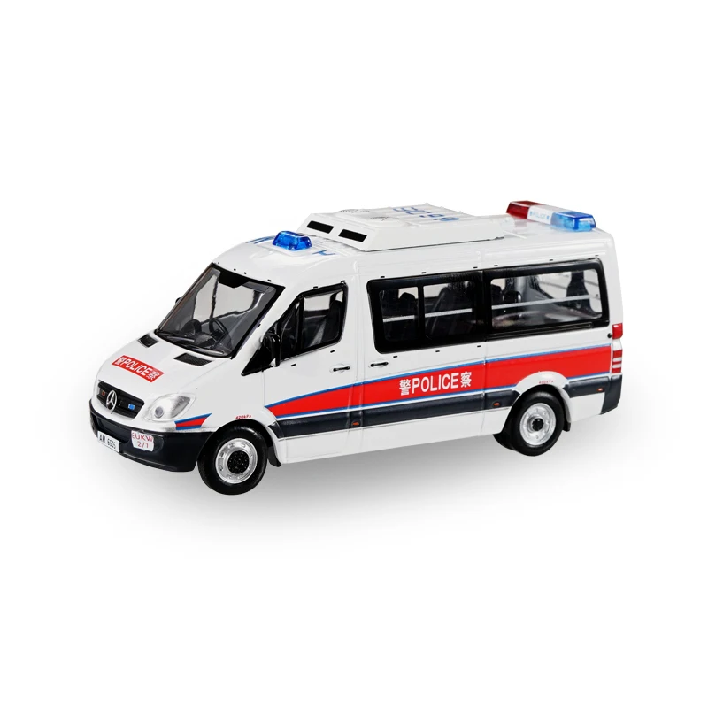 1/64 XCARTOYS Alloy Miniature Photography Benz Sprinter Police Car Model Toy Hong Kong Assault | Игрушки и хобби