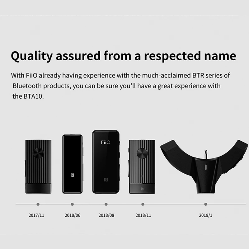 Беспроводной Bluetooth адаптер FiiO BTA10 с поддержкой 5 0 и микрофоном Apt X