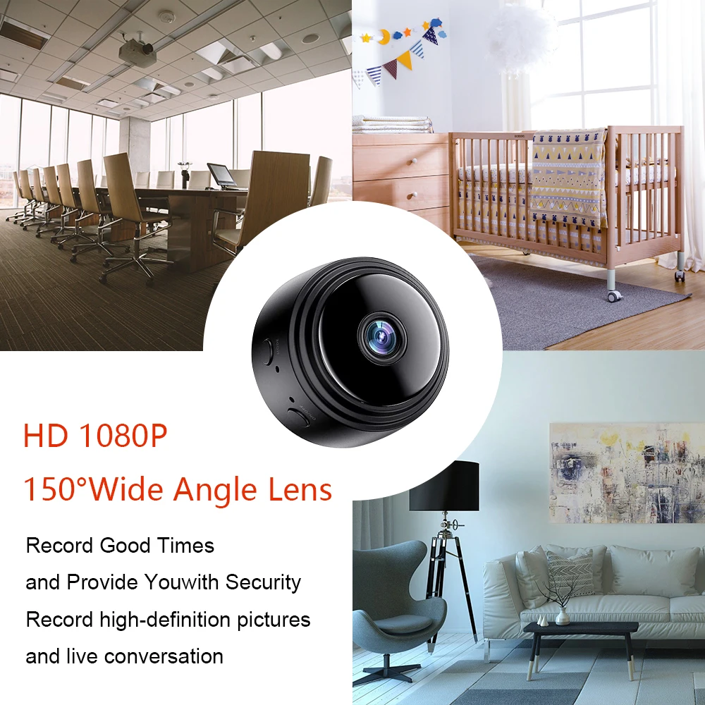 Câmera de Vigilância Câmera de Vídeo sem Fio a Bateria Monitor de Bebê Câmeras em Tempo Mini Wifi Câmera Wificam Interior Externo Tuya Smart Home Visão Noturna Segurança Wificâmera Wi-fi Cctv Magnético hd Real 1080p ip - Image 2