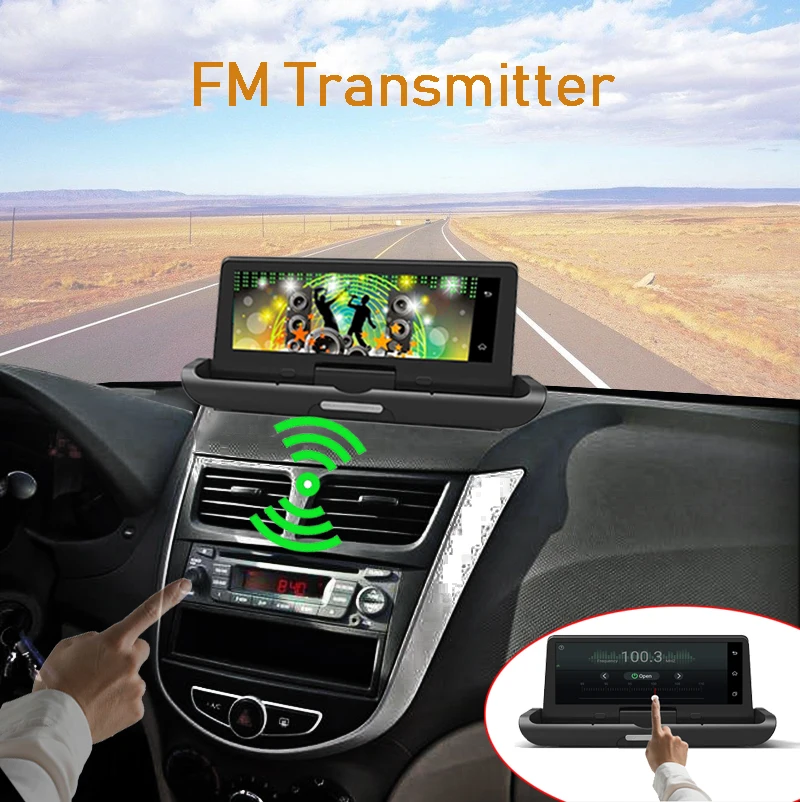 4G Автомобильный видеорегистратор 8," ips автомобильная видеокамера FHD 1080P Dash Cam gps навигатор Android ADAS двойной объектив ночного видения Автомобильный видеорегистратор