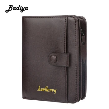 

New Fashion Men Wallets Brief Short Clutch Bag Multi-card Position Driver's License ID Holder Multi-function Male Coin Purse
