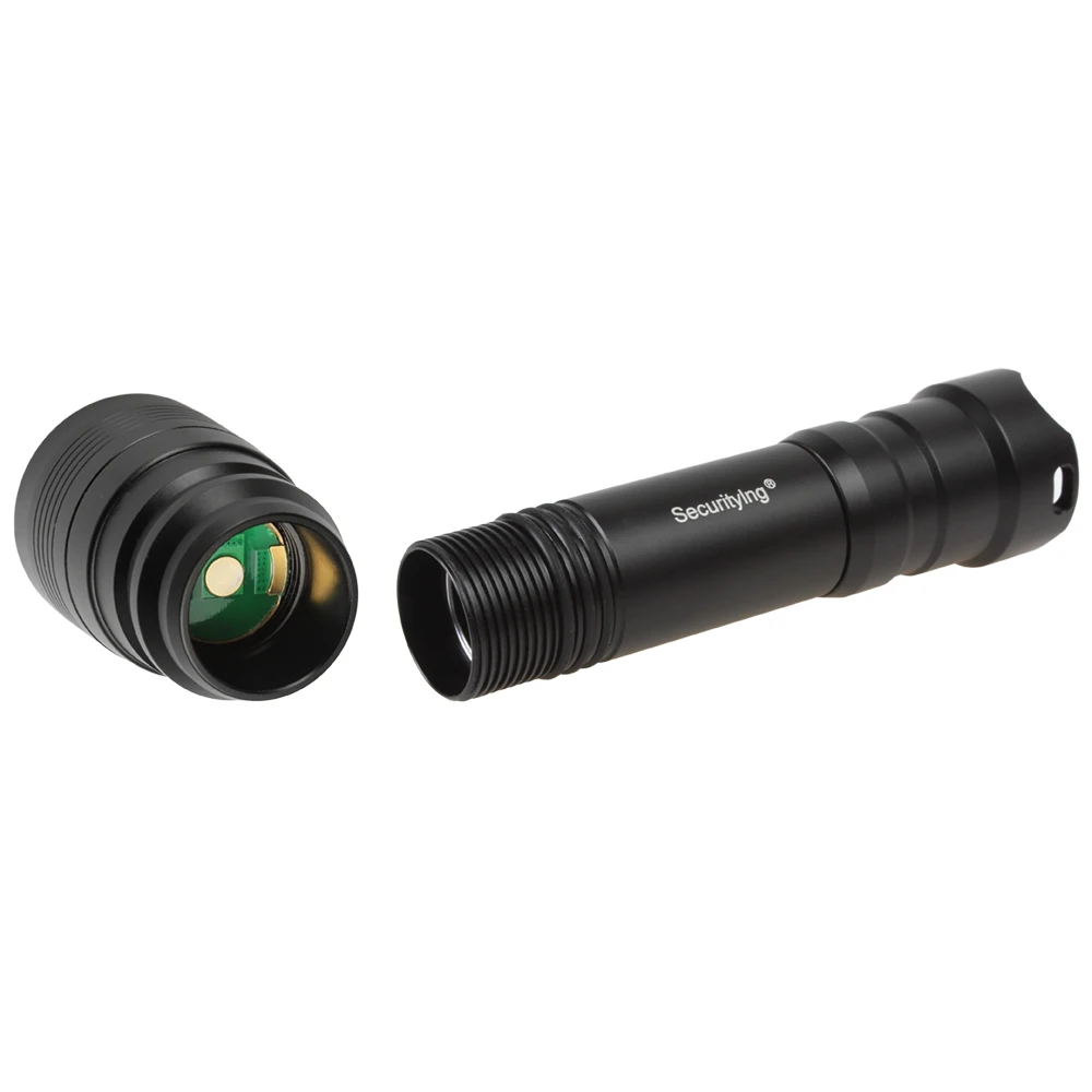 SecurityIng 1000Lm XM-L2 U2-1A LED IP68 Diving Flashlight Max to 150m with Magnetic Switch