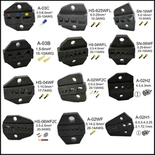 HS/SN série mandíbulas do alicate crimpador 190/230mm HS-03B/03C HS-04WF A-02WF SN-16WF/06WF A-02H1 A-02WF2C HS-625WFL HS-06WF2C SN-2