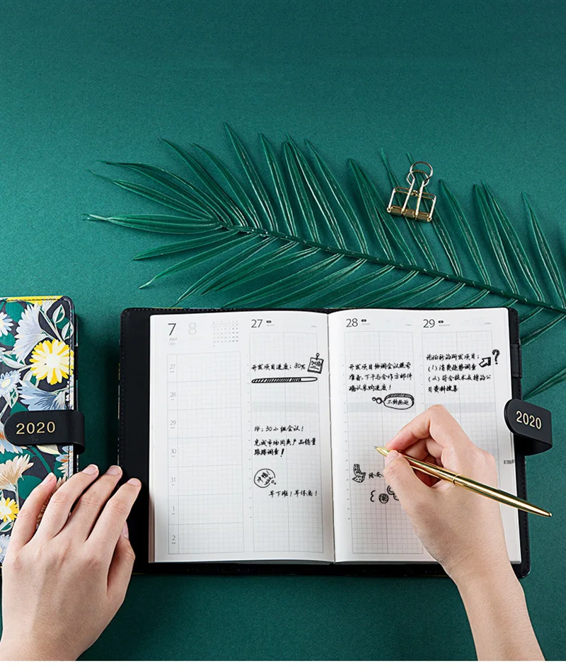 Agenda планировщик Orgainzer A5 дневник блокнот в сетку Kawaii Bullet Journal Еженедельный ежемесячный блокнот Корейская дорожная книга милый