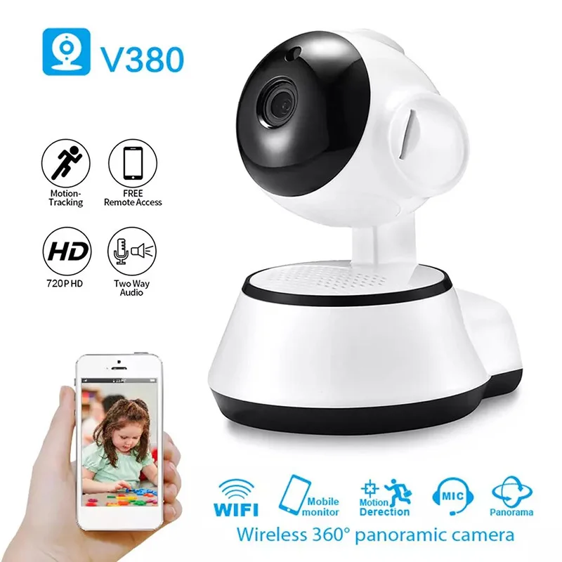 Mini HD Baby Monitor Home Security 720P IP Camera Nightvision Security Surveillance Camera Smart WiFi Audio Record Baby Monitor
