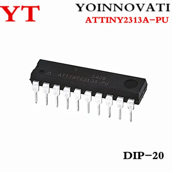 10 шт./лот ATTINY2313A-PU ATTINY2313A ATTINY2313 TINY2313A 2313 DIP20 IC | Электронные компоненты и