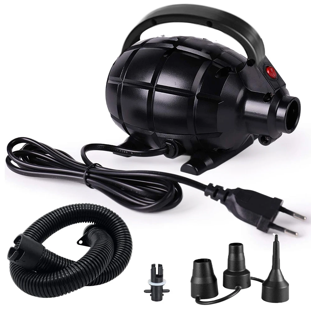Bomba de aire eléctrica de 220V, compresor de aire de 600W, pista de caída de aire eléctrica para gimnasio, esteras de gimnasia, bomba enchufe EU, 800L/min