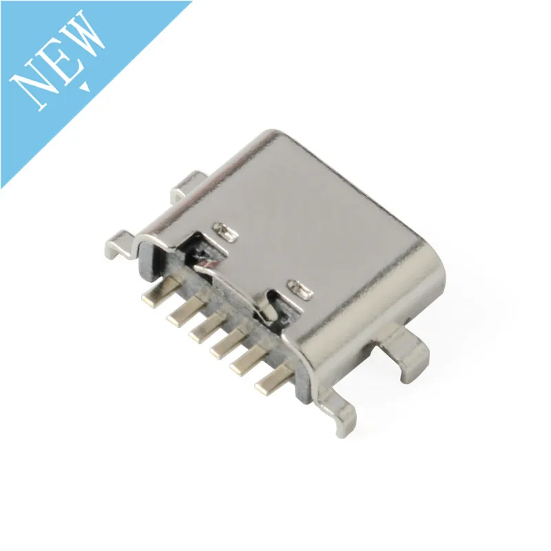 10 шт. разъем Micro USB Type C 3 1 6 штырьков|Запасные части| |
