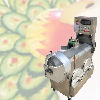 

automatic vegetable slicer Commercial Electric Vegetable fruit slice shred diced machine vegetables cutting machine