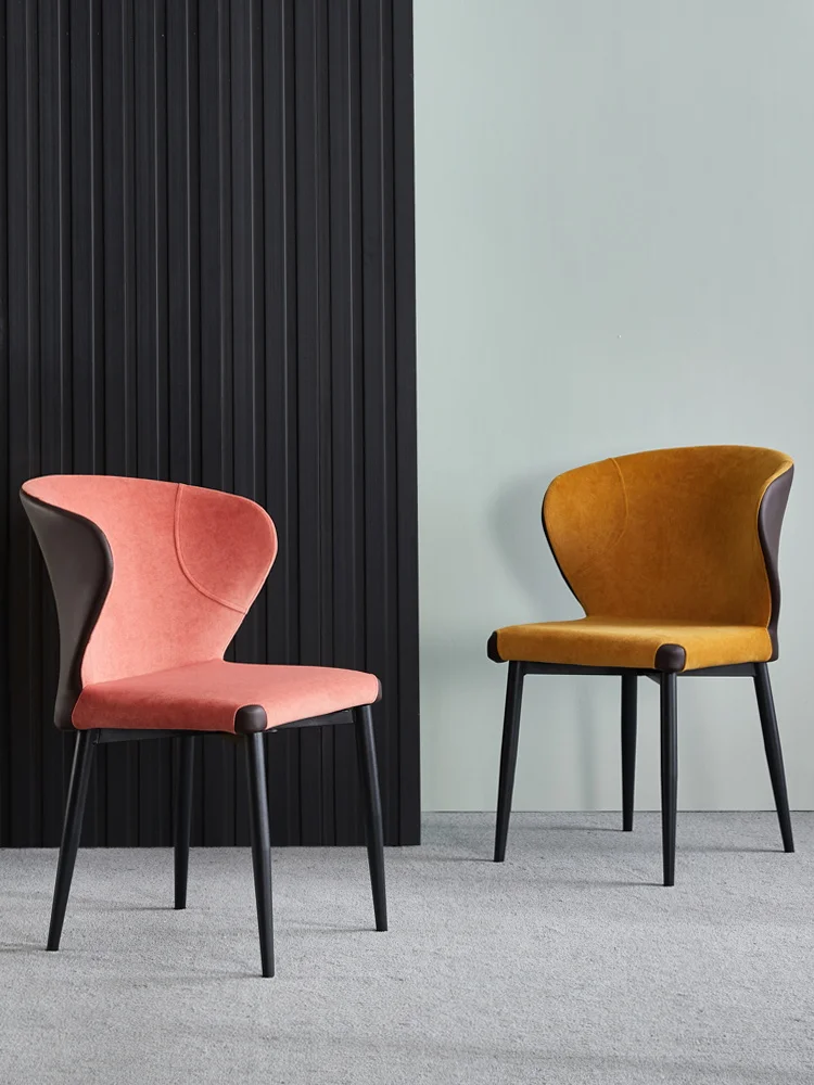 Dining Chair Nordic Fabric Make Up Hotel Dining Chairs 4 Colors Desk Chair Chaises Salle Manger кресло для отдыха