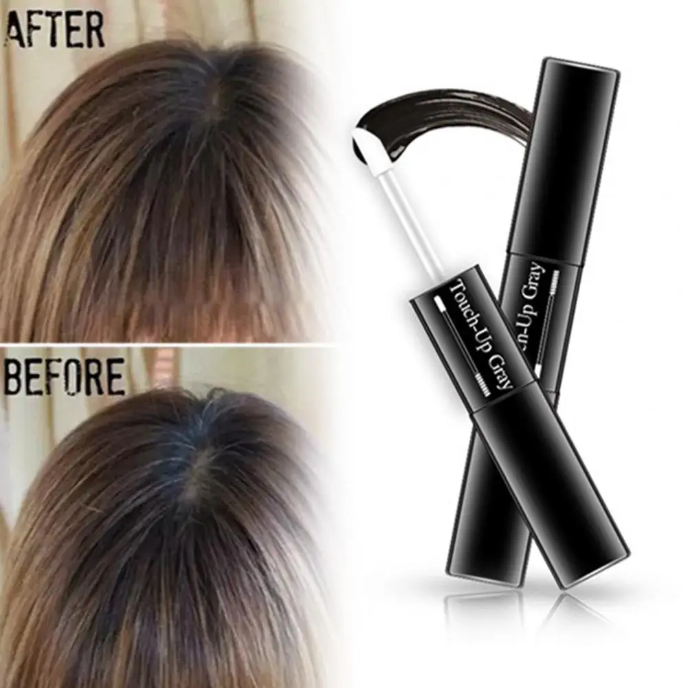 7ml Hair Dye Stick Easily Coloring Instant Effect Double-End DIY Hair Color Longwear Black Brown Dye Pen for Beauty hair dye stick