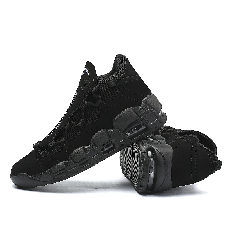 New Running Shoes for Men Breathable Leather Splicing Sneakers Air Cushion Sport Shoes Jogging Shoes sapatos masculino