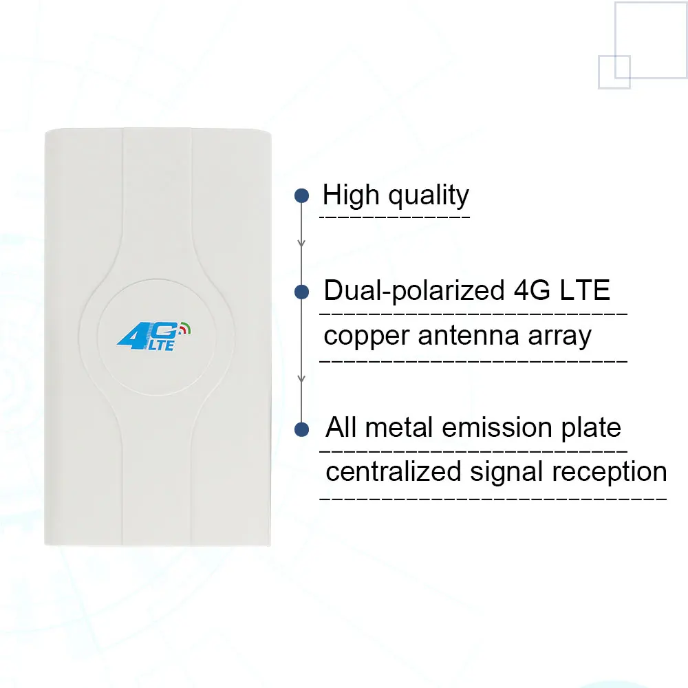88dBi 4g LTE Антенна для 3g 4g маршрутизатор CPE маршрутизатор LTE антенна с 10 м кабелем SMA разъем