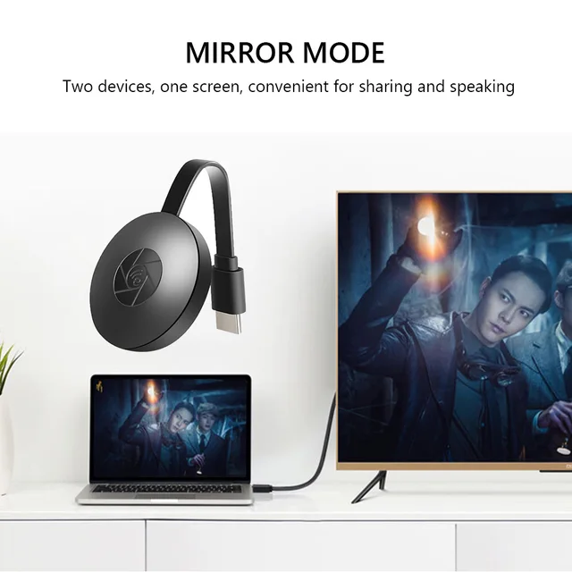 Adattatore Wireless HDMI 1080P - Ricevitore Airplay, Miracast Per TV Con Supporto 4K - Foto 4