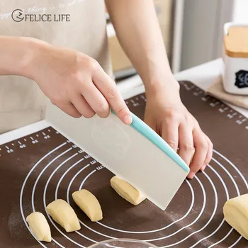 

Pizza Dough Cutter Pastry Scraper Dough Knife Extra Large Bench Scraper Pastry Tools Polypropylene Handle