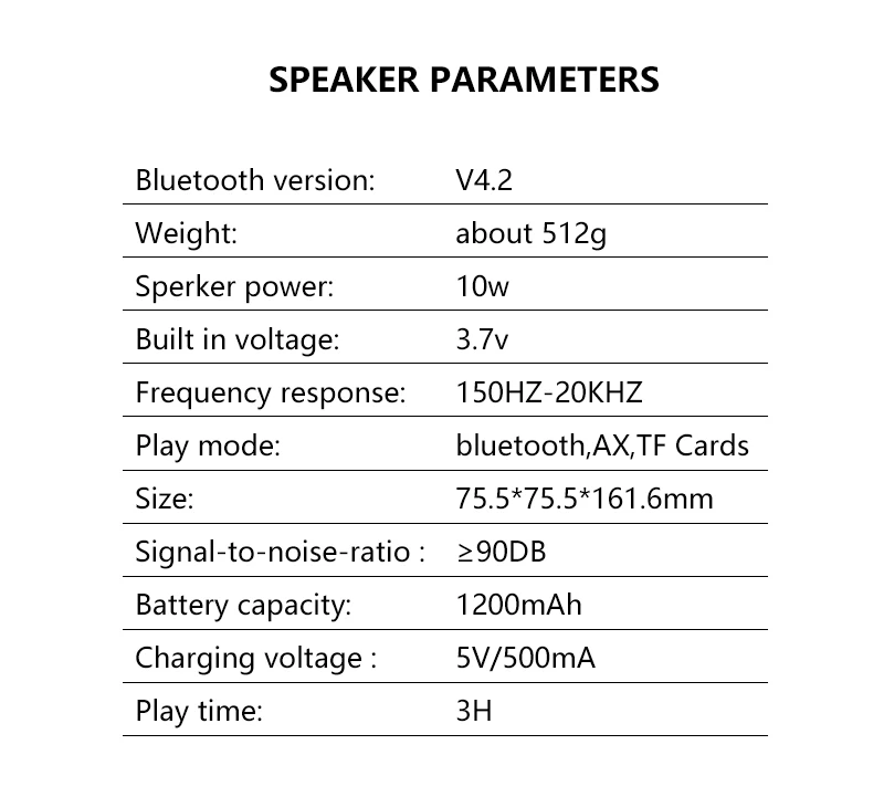 TG113 портативный Беспроводные динамики bluetooth водонепроницаемый стерео Колонка внешний динамик с FM радио MP3 коробка басового звука