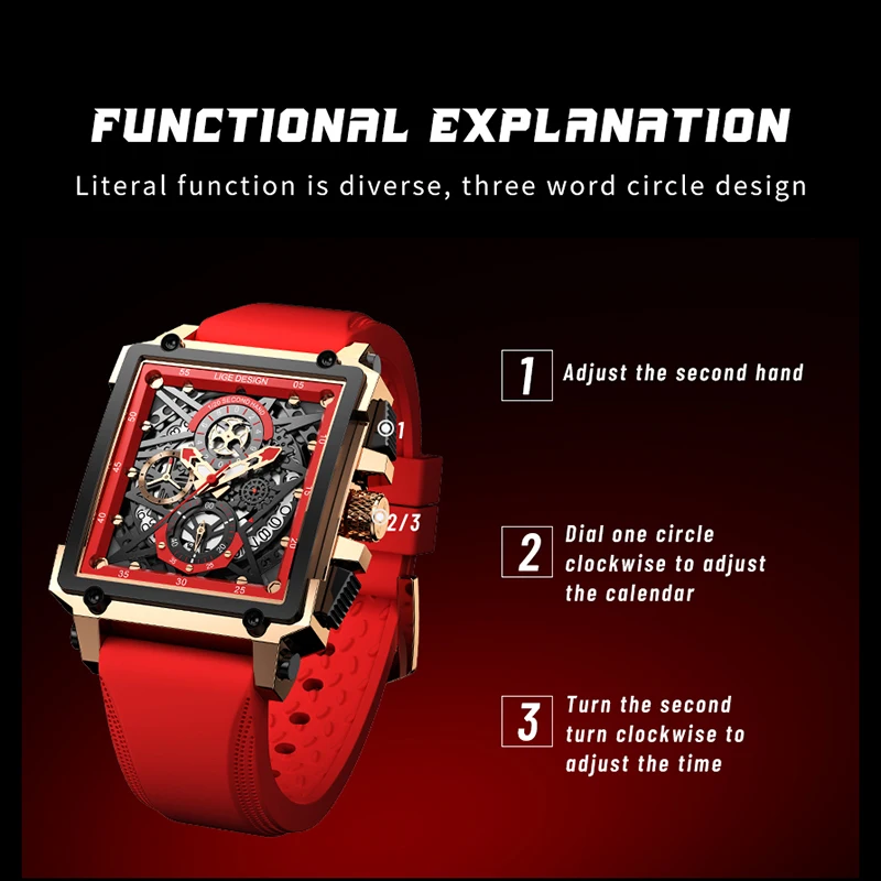 2021 Men Watch Top Brand Luxury Waterproof Quartz Square Wristwatche For Men Date Sport Hollow Clock Male Zegarek Mesk_voghion.com