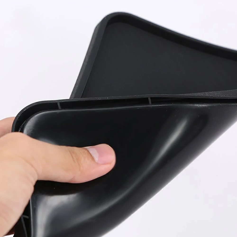 20*12.5cm PU Carbon Fiber Pattern Car Phone Holder Anti-slip Mat Automobiles Interior Dashboard Sticky Pad Cushion Accessories car non slip mat non slip mat car dashboard mat non slip dash mat dash adhesive holder dashboard phone holder dash phone holder