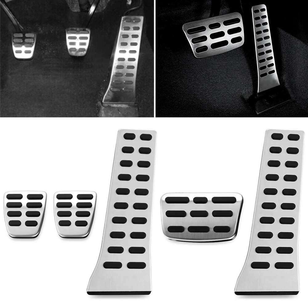 Car Accessories Car Pedals Pedal Cover Stainless Steel Pedal Cover Car Pedal Pad Cover For Hyundai Sonata i40 ix35 ix45 Tucson SantaFe NEXO Genesis /Kia CEED Sportage QL Sorento KX5 K5 Optima