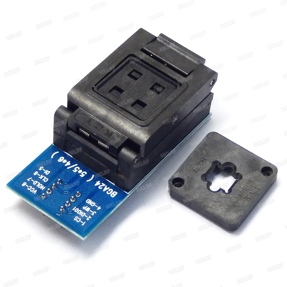 Адаптер BGA24 К DIP8 адаптер для с 6*4 мм + 5*5 рамка IC RT809H RT809F TL866A TL86II Plus|Калькуляторы| |